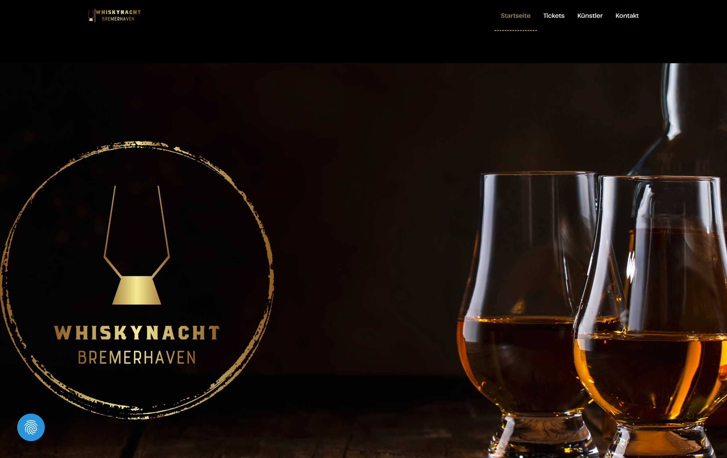Webseite Whiskynacht Bremerhaven