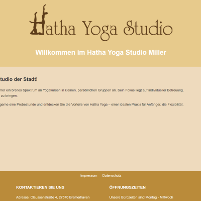Hatha Yoga Miller