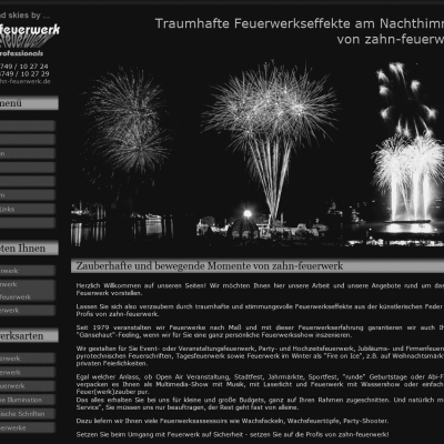 Zahn Feuerwerk