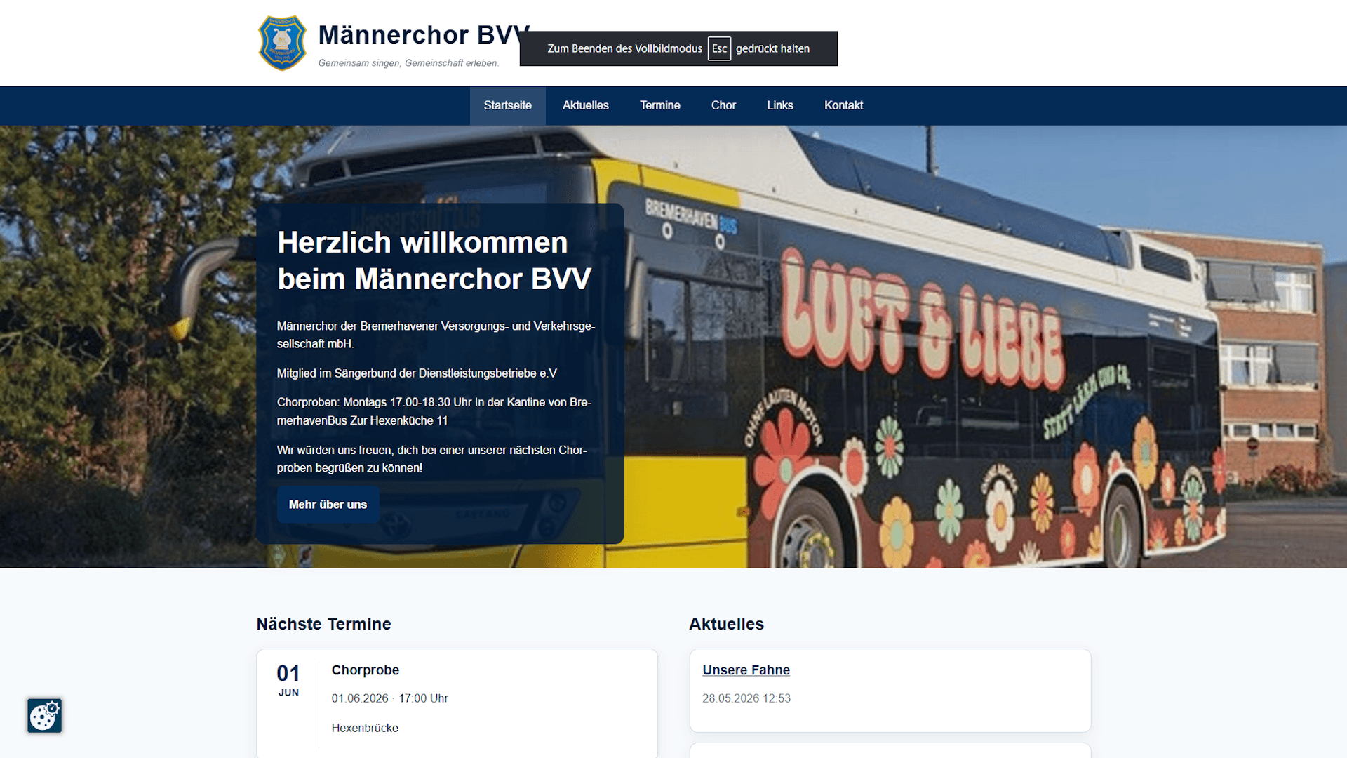 Vorschau des Projekts Männerchor BVV